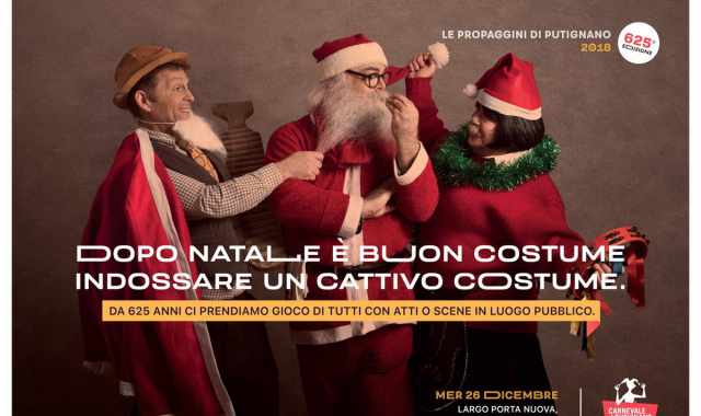Putignano, Festa delle Propaggini: in piazza la sfida tra bande di poeti stravaganti
